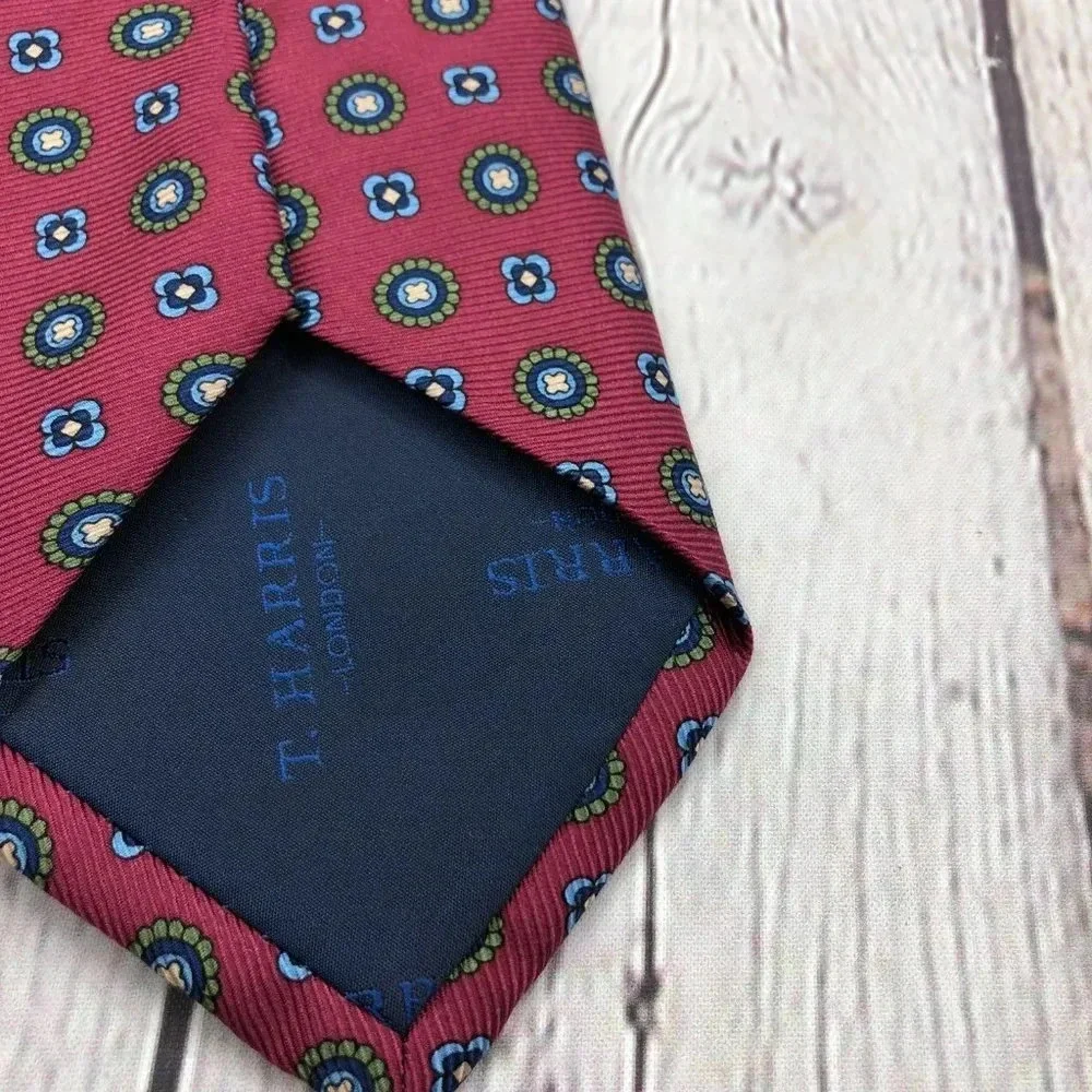 T. Harris London silk Tie preppy business office